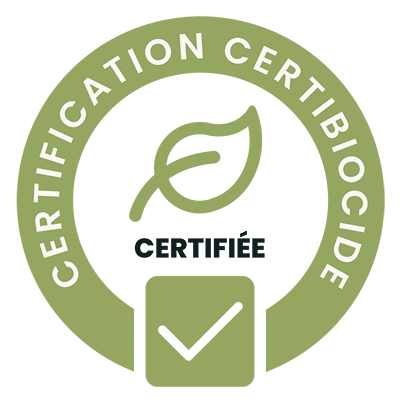 Certification Certibiocide obtenue par SIMBA Clean